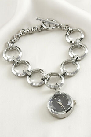 Sallantılı Metal Bayan Kol Saat