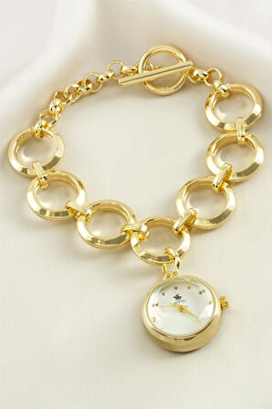 Sallantılı Metal Bayan Kol Saat