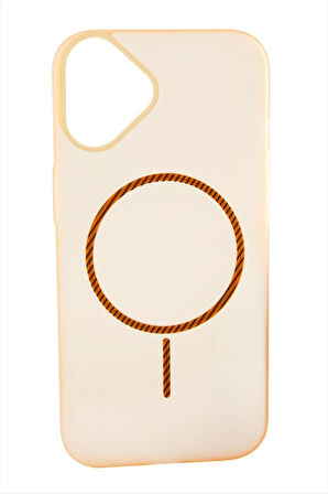 iPhone 16 Buzlu Magsaff Kapak Kılıf