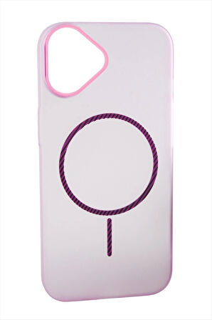 iPhone 16 Buzlu Magsaff Kapak Kılıf