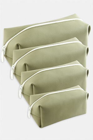 4 Adet El Tutmalı Makyaj Çantası