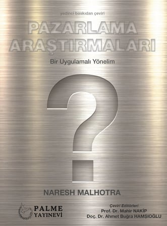 Palme Yayınevi Pazarlama Araştirmaları Bir Uygulamalı Yönelim
