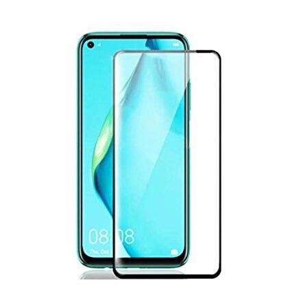 Smcase Huawei P40 Lite Kılıf Lüks Mat Silikon  Tam Kapatan Ekran Koruyucu