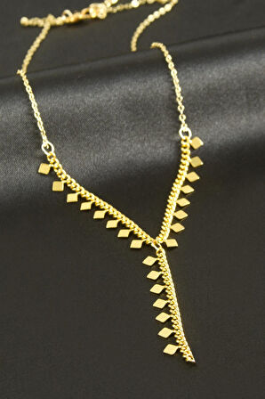 Baklava Şekilli Y Kolye