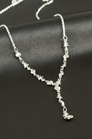 Kalp Yıldız Y Kolye