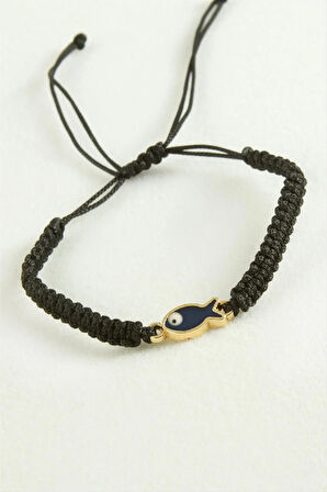 Balık Makrome İp Bileklik