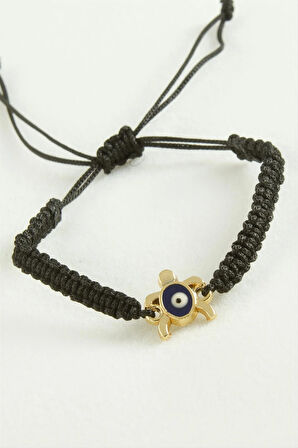 Kaplumbağa Makrome İp Bileklik