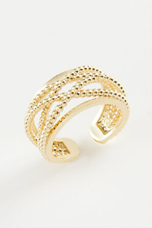 Noktalı Metal Yüzük