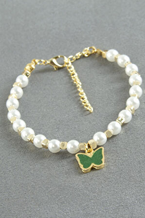 Kelebek İnci Bileklik