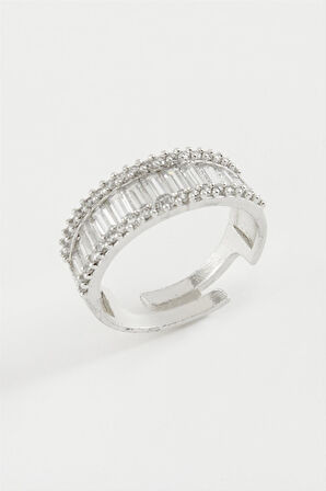 Baget Zirkon Taşlı Yüzük