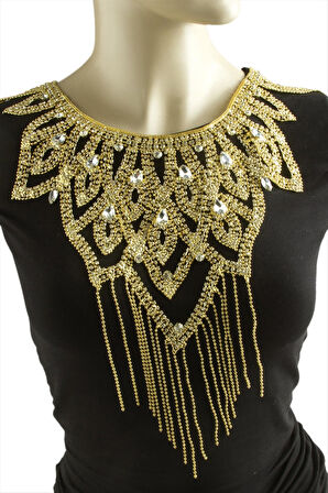 Taşlı Omuz Kolyesi