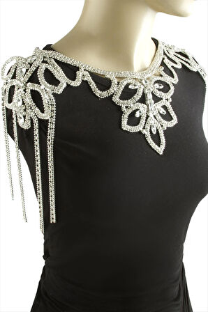 Çiçek Omuz Kolyesi