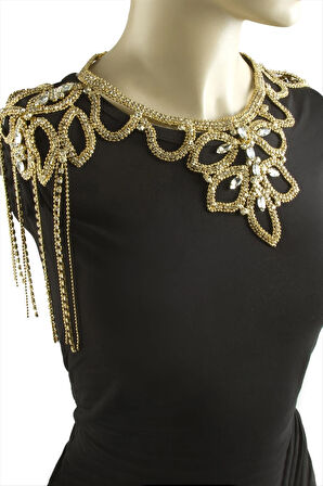 Çiçek Omuz Kolyesi