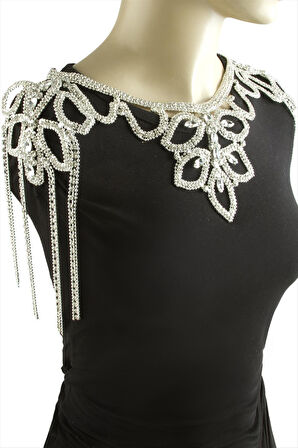 Çiçek Omuz Kolyesi