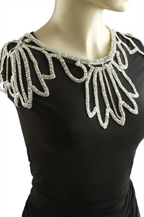 Çiçek Omuz Kolyesi