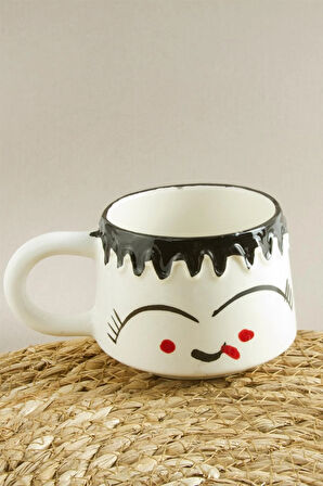 Emoji Desenli Seramik Kupa