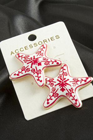 Yıldız Mineli Küpe