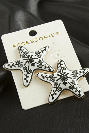 Yıldız Mineli Küpe