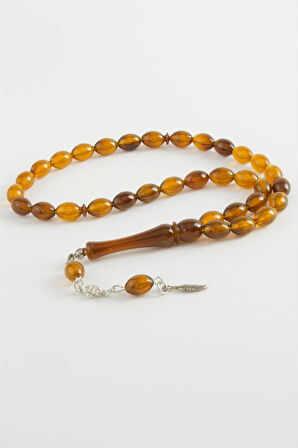 Zeytin Şekilli Plastik Tesbih 8*11 mm