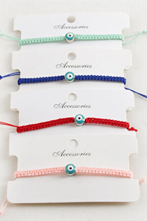 Nazar Makrome Örgülü Bileklik