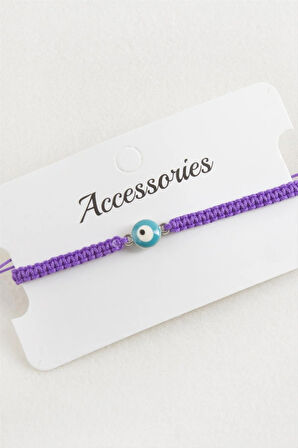 Nazar Makrome Örgülü Bileklik