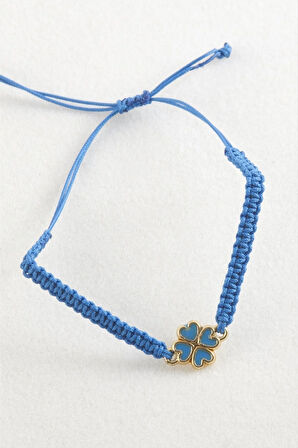 Yonca Makrome Örgülü Bileklik