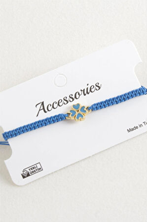 Yonca Makrome Örgülü Bileklik