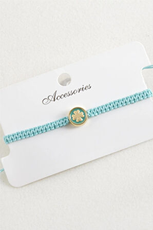 Yonca Makrome Örgülü Bileklik