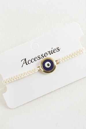 Nazar Makrome Örgülü Bileklik