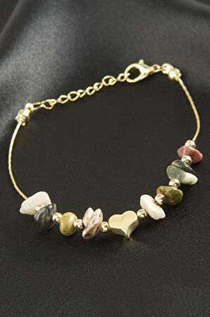 Hint Akik Kırık Doğaltaş Bileklik