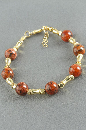 Ceyt Taşlı Metal Bileklik