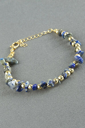 Lapis Kırık Doğaltaş Bileklik