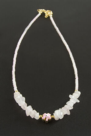 Miyoki Boncuk Küp Kristal Kolye 1 Adet