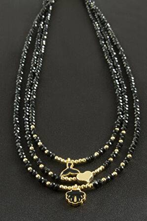 Karışık Kristal Kolye 1 Adet