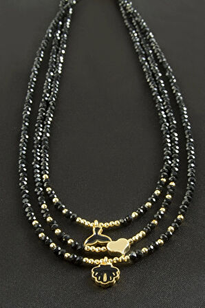 Karışık Kristal Kolye 1 Adet