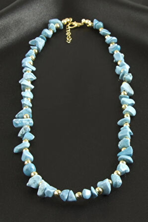 Akik Kırık Doğaltaş Kolye