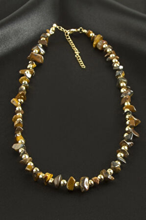 Kaplangözü Kırık Doğaltaş Kolye