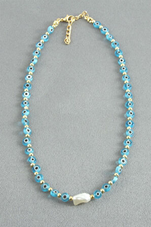 İnci Nazar Boncuk Kolye