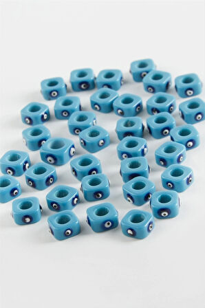 Cam Nazar Küp Boncuk 1 Adet