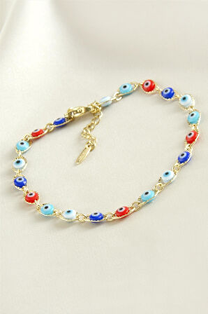 Xuping Nazar Boncuk Çelik Bileklik