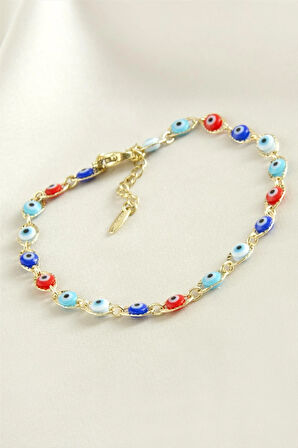 Xuping Nazar Boncuk Çelik Bileklik