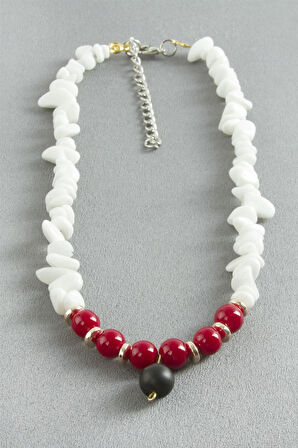 Ceyt Sedef Kırık Doğaltaş Kolye