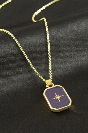 Yıldız Mineli Kolye