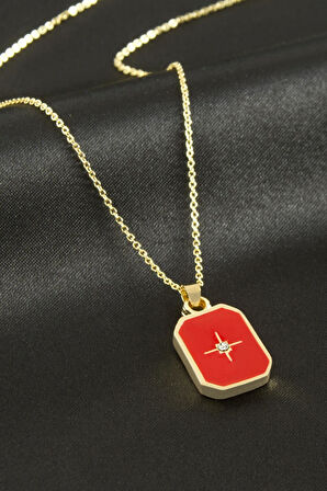 Yıldız Mineli Kolye