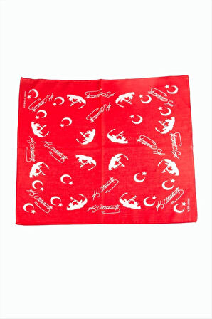 Ayyıldız Desenli Bandana 50*50