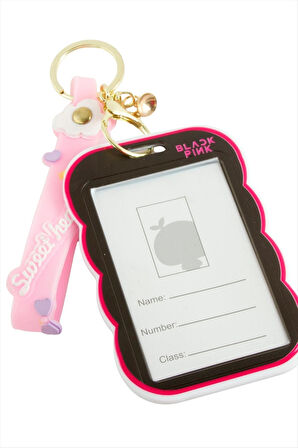 Dikdörtgen Kartlık Silikon Anahtarlık