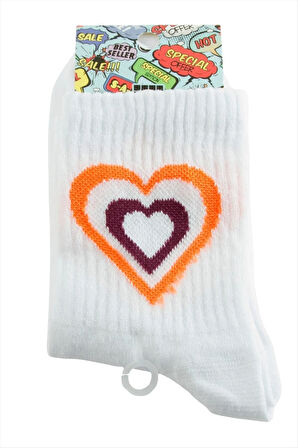 Kalp Kolej Çorap 8*28