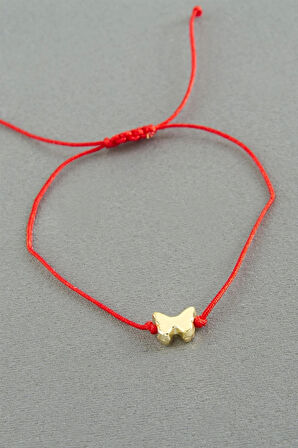 Kelebek Makrome İp Bileklik