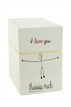 I Love Yazılı Bileklik Kartı 200 Adet