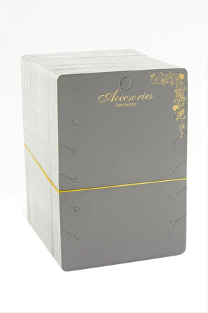 5'li Gri Renkli Bileklik Kartı 200 Adet